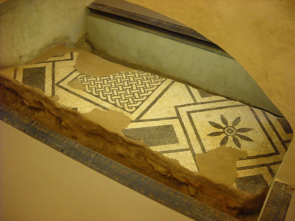 I mosaici facevano parte dell'area termale di una lussuosa domus romana del I secolo d.C.